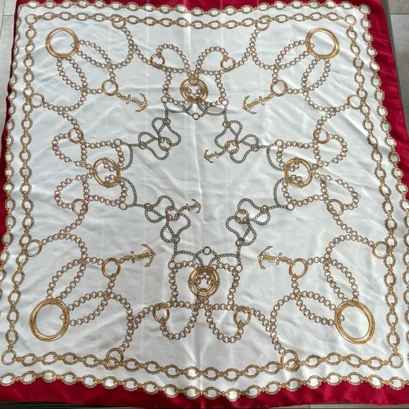 SHEIN OVERSIZED GEOMETRIC PAISLEY PATTERNED BANDANA SCARVES!! - Picture 2 of 12